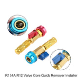 Pressure Tool,Air Conditioning R134A Vae Core Quick Remover Installer High Low