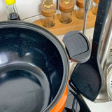1pc, Pumpkin Micro Pressure Cooker (27.28cm), Creative Halloween Medical Stone Stockpot, Large Cooking Pot, Kitchen Utensils