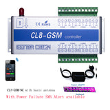 GSM Remote Controller ON/OFF Switch CL8-GSM 8 Channel Relay Output Support Temperature Humidity Monitoring