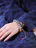 Natural Weathered Bodhi Seed  Root Bracelet