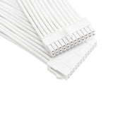 FormulaMod All White PSU Extension Kit , Color Cable Solid Combo 300mm ATX24Pin PCI-E8Pin CPU8Pin With Combs