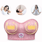 Electric Breast Massage Bra Wireless Breast Enhancement Instrument with Hot Compress Function for Breast Lift Enlarge