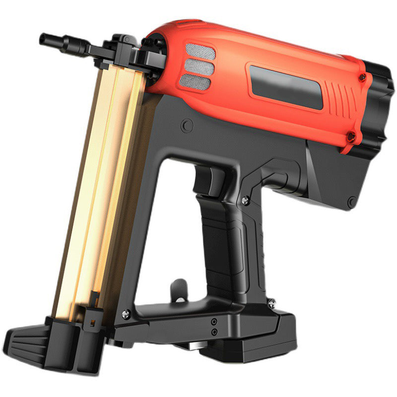 Two Batteries Pneumatic Nail Gun Lithium Battery Electric Nail Gun Air