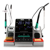 T3602 Soldering Station C115 C210 Tips Double Station Welding Rework Station for Cell-Phone PCB SMD IC Repair Solder Tool 450℃