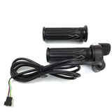 Biking Outdoor Handle Handlebar 1Pair 6 Wire ABS+Rubber About 300g Black Throttle Grip Electric Bicycle