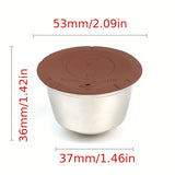 1pc Coffee Filter Screen Compatible With Nestle DolceGusto Coffee Capsule Machine Upgrade Milk Foam Coffee Dual-purpose