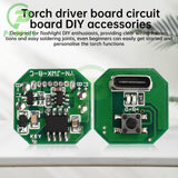 Flashlight driver DIY circuit board, TypeC port, integrated charging and discharging module