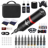 Set Wireless Battery Pen hine Puncture Tattoo Tools Complete Equipment Tattoo-maschinen