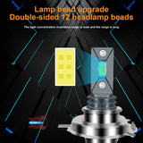 2PCS H7 Fog 9005 H4 H11 H16 Headlight LED Bulb 160W 12V-24V 6000K White Front Light Plug and Play Car Accessories