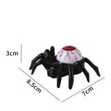 12PCS Halloween Scary Light-up Spiders Decorations Personalized Led Eyeball Light Battery Powered Indoor Outdoor Decoration