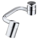 1080 Degree Rotating Extender Metal U Shaped Robotic Arm Universal Dual Model Splash-proof Filter Faucet Home Bathroom
