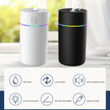 1pc 11.83oz Portable Humidifier, Mini Humidifier, Mist Humidifier, Humidifier For Car Home Office