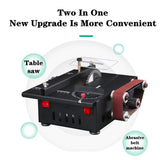 Multifunctional Mini Table Saw hine Woodworking Metal Chainsaw Belt Sander Knife Sener Grinding And Cutting Tools