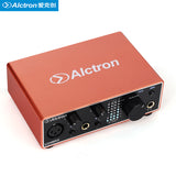 Alctron U24MKII professional USB recording audio interface for recording,make songs,later modification and dubbing