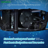 2024 New Portable Electric Ventilator Snorkels Scuba Diving and Snorkeg Underwater rescue fishing