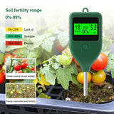 3in1 pH MeterSoil Meter Farm Garden Fertility Tester Soil Moisture Detector for Indoor Planting Potted Plants Lawn
