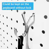 188 Piece Hooks With Pegboard Bins,Peg Locks,For Organizing Various Tools For Kitchen Craft Room Accessories