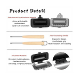 Hot Dog Toaster, Double-Sided Baking Pan, Cheese Sand Maker Flip Pan,Camping Frying Pan