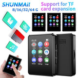 8/16/32/64G MP3 1.8inch Touch Screen Mini Music Player Bluetooth-Compatible 5.0 HIFI Sound for E-Book FM Radio