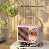 Retro Bluetooth-compatible Speaker HM11 Classical Sound Stereo Decoration Mini Speakers Travel Music Player