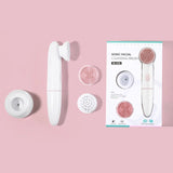 Facial Brush Waterproof Electric Face Cleansing Device for Deep Cleaning Blackhead Removal Pore Cleaner