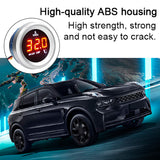 Vehicle Meter 9-36V Automobile Car Gauge 52mm Water Temp Oil Press with Temperature Sensor Alarm Function