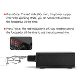 Tattoo Power Supply Kit Adiustable Lightweight Tattoo Machine Pen Kit Sturdy Long Lasting Powerful for Home for Tattoo Artist