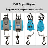The 4th Generation Stepless Speed Regulation Brushless Variable Frequency Electric Hoist 220V Suspension Lifting Household Crane