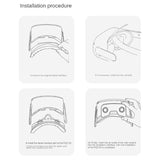 Air Circulation ABS Mask With Oculus Quest Dual Drive Fan 2 Gear Adjustment Porous Ventilation For VR Accessories