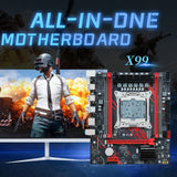 X99-P3 Desktop Motherboard Slot LGA2011-3 CPU PC Mainboard 4X 240Pin DDR3 DIMM Slots 1866MHz 128GB RAM Memory M.2 Port NVME/SATA