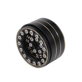 Brass Beadlock Wheel Rim Deep Dish Negative Offset 1.0 Inch Black For 1/24 RC Crawler Car Axial SCX24 Upgrades Parts
