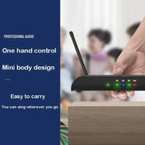 Dual Microphone Karaoke UHF 2 Channel Wireless Micro Phone System for Party Church Home Professional Handheld Mic