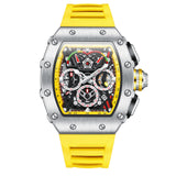 ONOLA Wristwatches Quartz Wrist Watch for Men Casual Sports Chronograph Dials Clock with Luminous Hands