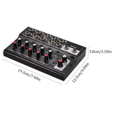 Digital Audio Mixer Professional Digital Sound Table Stereo Karaoke Live Broadcast Mixing Console Audio Console 10 Channels