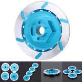 4PCS Aluminum Alloy Brake Disc Wheel Rim Box Metal Hex Adapter 12MM For RC 1/10 Car HSP Fly Fish By Truck 94123 94122 D4 CS