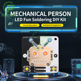Robot/snowman Electronics Beginner Learning Welding Fun DIY Kit LED Light Emitting Tube Module