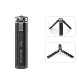 Desktop Mini Travel Stand Metal Phone Tripod 1/4Inch Screw 2-Level for Gimbal Stabilizer Selfie Stick DSLR Camera
