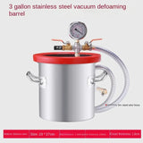 Visible defoaming AB glue stabilized wooden epoxy silicone deoaming bucket vacuum pump tank
