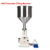 A02 A03 Pneumatic Liquid Paste 5~50ml Manual Nail Polish Shampoo Filg hine for Cream Cosmetic Oil Filler