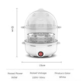 Multifunctional Electric Cooker - Double-Layer Boiler for Quick Breakfasts