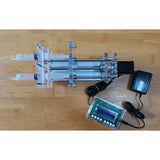 Two-channel pump, laboratory, micropump, dispenser, syringe thruster, drip hine