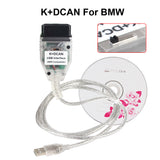 K+CAN Scanner For E46 E60 E87 Serie 1 3 5 7 Car OBD2 Diagnostic Tools II With Switch K+DCAN FT232RL OBD 2 Coder Reader
