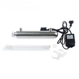 110V/220V Stainless Steel UV Water Sterilizer Ultraviolet Tube Lamp Direct Drink Disinfection Filter Aquarium Fish Tank Purifier