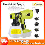 Cordless Replacement for RYOBI 20V Max Battery - Handheld Electric Paint Sprayer with 1000ML Container