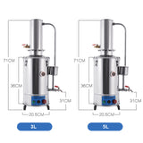 3L/5L Lab Pure Electric Stainless Moonshine Small Distiller Laboratory Chemistry Distilled Water hine 220V