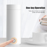 Travel 400ml Stainless Steel Vacuum Insulated Cup Auto Off Electric Kettle Water Boiler Bottle for Tea Coffee
