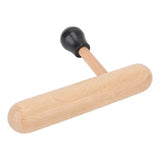 T Shape Wooden Acupuncture Acupoint Stick Skin Device Body Deep Tissue Massage Therapy Tool Neck Back
