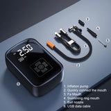 150PSI Wireless Car Air Pump Compressor Portable Electric Tire Iator for Motorcycle Bicycle Boat AUTO Tyre Balls Iatable