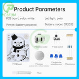 Robot/snowman Electronics Beginner Learning Welding Fun DIY Kit LED Light Emitting Tube Module