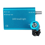 Blue Portable LED Head Light Lamp for Dental Surgical Medical Binocular Loupe Dental Tools Headlight